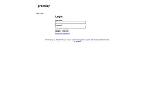 
                            8. Login / User - greenlay