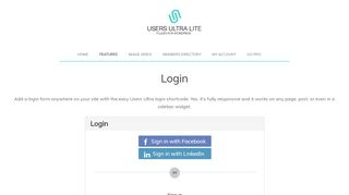 
                            3. Login | Users ULTRA - Users Ultra PRO