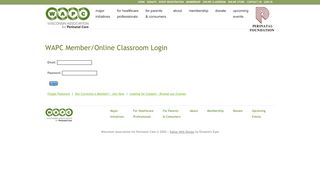 
                            9. Login - Users | Wisconsin Association for Perinatal Care