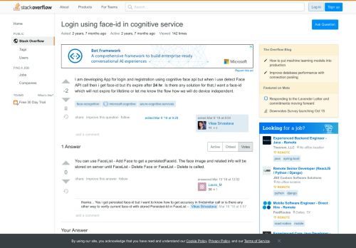 
                            3. Login using face-id in cognitive service - Stack Overflow