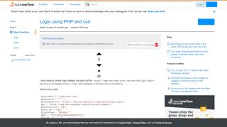 
                            6. Login using PHP and curl - Stack Overflow