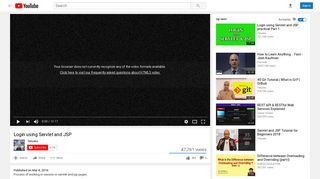 
                            5. Login using Servlet and JSP - YouTube