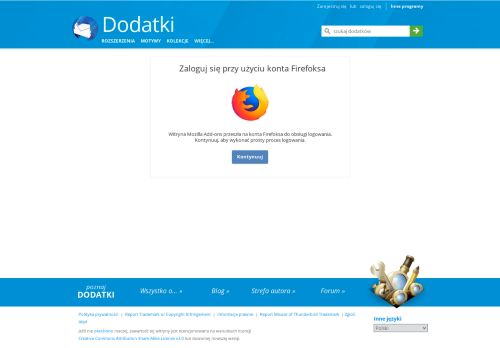 
                            1. Login użytkownika :: Dodatki dla programu Thunderbird