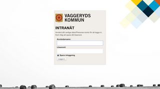 
                            7. login - Vaggeryds kommun intranät - Vaggeryd