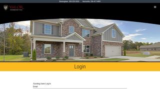 
                            5. Login - Valor Communities New Homes for Sale