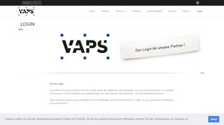 
                            6. Login – VAPS GmbH