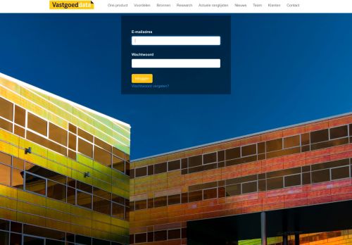 
                            8. Login | Vastgoeddata