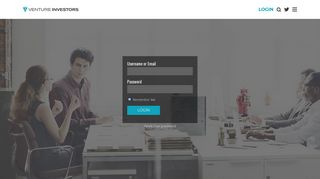 
                            3. Login – Venture Investors