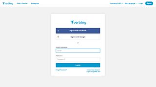 
                            1. Login | Verbling