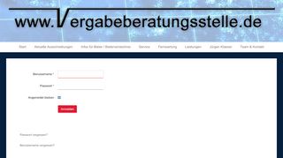 
                            12. Login - Vergabeberatungsstelle