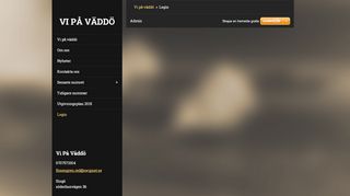 
                            10. Login :: Vi På Väddö