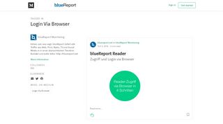 
                            5. Login Via Browser – blueReport Monitoring