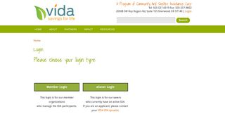 
                            8. Login | Vida Oregon