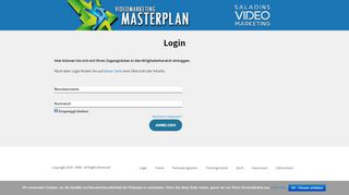
                            1. Login | Videomarketing-Masterplan