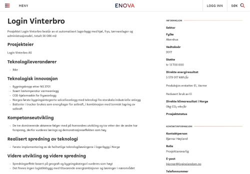 
                            11. Login Vinterbro | Enova