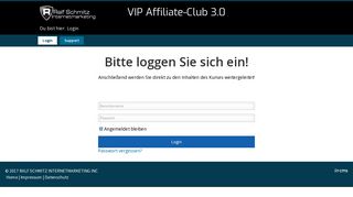 
                            1. Login - VIP-AFFILIATECLUB 3.0