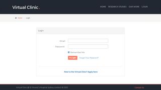
                            11. Login - Virtual Clinic