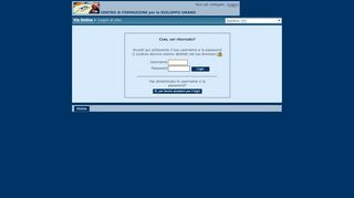 
                            1. Login - VIS - Volontariato Internazionale per lo Sviluppo