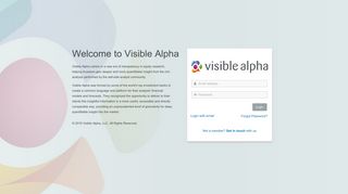 
                            4. Login - Visible Alpha