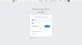 
                            6. Login - Vitrine da Agricultura Familiar