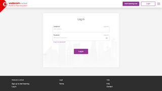 
                            2. Login - Vodacom e-School