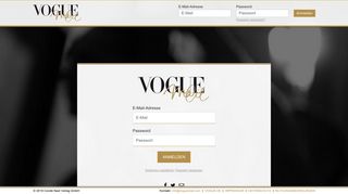 
                            1. Login - VOGUEmail - VOGUE meets Mail