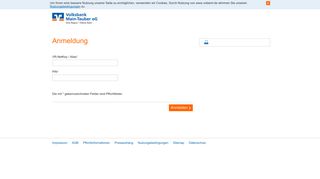 
                            3. Login - Volksbank Main-Tauber eG