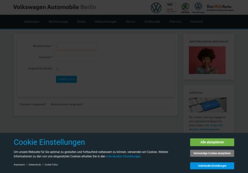 
                            4. Login | Volkswagen Automobile Berlin