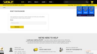 
                            9. Login | VOLT® Lighting