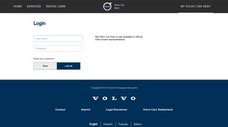 
                            13. Login - Volvo Car Rent