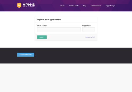 
                            2. Login — VPNSecure