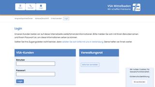 
                            10. Login | VSA Mittelbaden