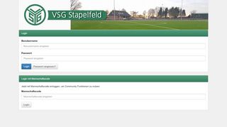 
                            10. Login | VSG Stapelfeld