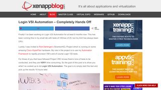 
                            10. Login VSI Automation - Completely Hands Off - xenappblog