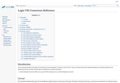 
                            6. Login VSI Connectors Reference - Login VSI Documentation