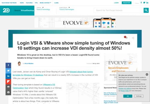 
                            13. Login VSI & VMware show simple tuning of Windows 10 settings can ...