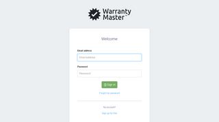 
                            13. Login | Warranty Master™