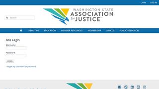 
                            11. Login - Washington State Association for Justice