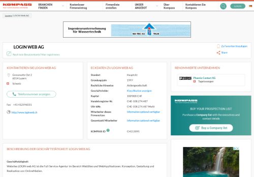 
                            7. Login Web Ag - Luzern 6014, Grossmatte Ost 2 ...