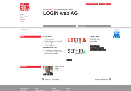 
                            5. LOGIN web AG | www.wcz.ch