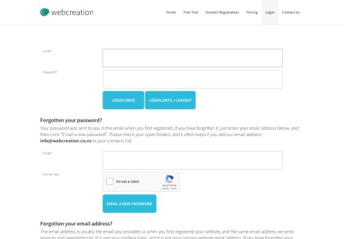 
                            4. Login - Web Creation