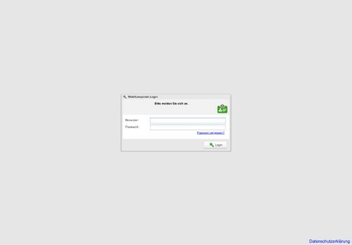 
                            1. Login - WEB Komponisten