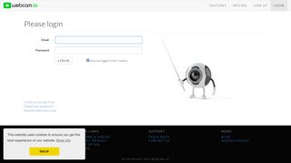 
                            4. Login | webcam.io