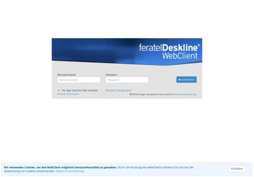 
                            1. Login WebClient - deskline.net