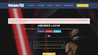 
                            8. Login - WebComics Hub