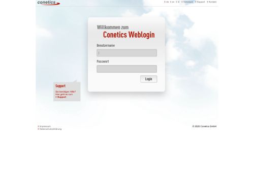 
                            3. Login Webdownload | Conetics GmbH