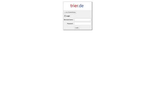 
                            6. Login WEBGIS Stadt Trier - Geoportal