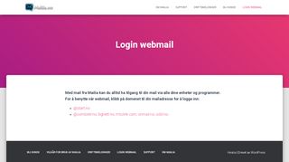 
                            1. Login Webmail – Mailia