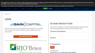 
                            11. Login - Website Access & Trading Account Login Info | Daniels Trading