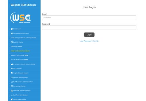 
                            10. Login - Website SEO Checker